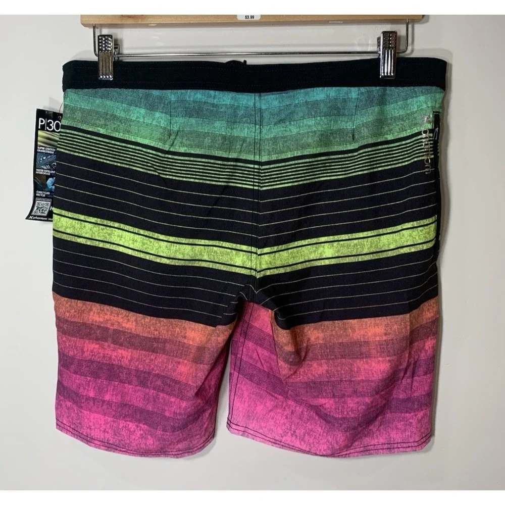 Hurley Board Shorts Youth Size 7 Swimsuit Boys Phantom Printed 9